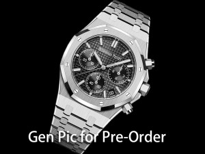 Royal Oak Chrono 26240 SS APSF 1:1 Best Edition Black Dial on SS Bracelet SA4401 Super Clone