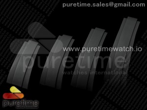Black Oysterflex Strap Lug Size: 20mm (For Daytona, YM40)