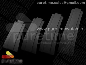 Black Oysterflex Strap Lug Size: 22mm (For Sky Dweller)