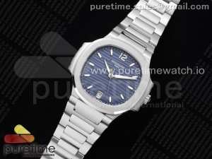 Nautilus 7118 Ladies 3KF 1:1 Best Edition Light Blue Dial on SS Bracelet A324 Super Clone