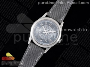 Calatrava 6007a PPF 1:1 Best Edition Blue Dial on Gray Nylon Strap 324CS