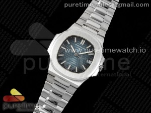 Nautilus 5711 BPF 1:1 Best Edition Blue Textured Dial on SS Bracelet A324