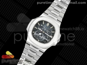 Custom Made Nautilus 5712 SS SW Dial on SS Bracelet A240 Super Clone Engraved