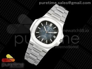 Nautilus 5711 DDF 1:1 Best Edition Blue Textured Dial on SS Bracelet DD324 Super Clone
