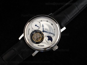 Grand Complication Tourbillon Moonphase GMT SS White Dial