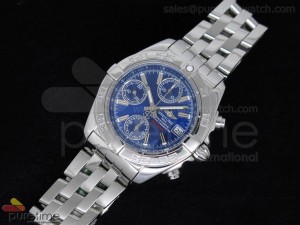 Chrono Galactic SS Blue Dial on Bracelet A7750