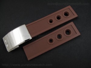 Breilting Brown Ocean Racer Rubber Strap V2 22/20