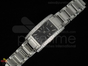 BU1065 SS Diamond Black Dial