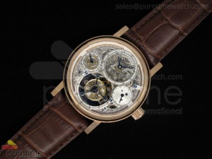 Jubilee Calender Tourbillon Rose Gold White Dial