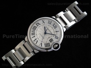 Ballon Bleu Mid SS White Dial on Bracelet ETA2671 Ultimate Edition