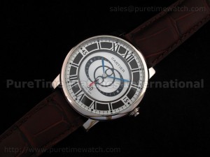 Ronde de Cartier SS White Dial