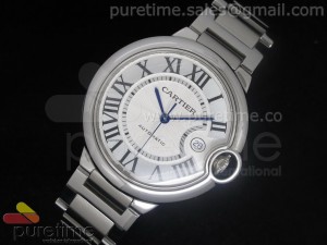 Ballon Bleu de SS White Data Display Dial on SS Bracelet A2824