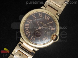 Ballon Bleu de YG Brown Data Display Dial on YG Bracelet A2671