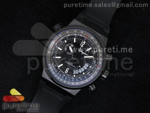 F-80 Chrono PVD Black Dial Black Inner Bezel on Black Rubber Strap Swiss Quartz