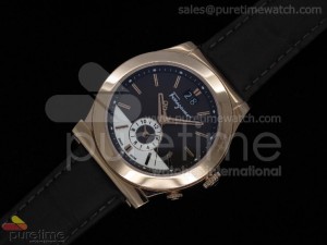 Men 1898 RG Brown Dial Leather Strap Swiss Quartz