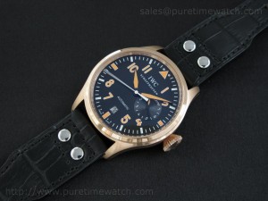 Big Pilot 2nd Edition Rose Gold Black/Orange Dial