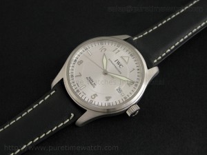 Mark XV White on Leather Strap ETA2824