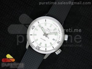 Aquatimer Automatic Vintage 1967 White Dial on Black Rubber Strap A7750