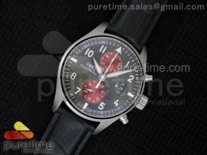 Pilot Chrono Tribeca Film Festival 2014 SS on Black Leather Strap A7750