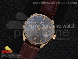 Portuguese Real PR RG IW500702 ZF 1:1 Best Edition on Brown Leather Strap A52010