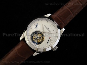 Master Tourbillon GMT SS White Dial