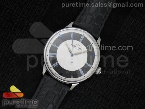 Numerus Clausus 8/88 SS Black/White Dial on Black Leather Strap MIYOTA 9015