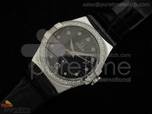 Constellation Quartz 35mm Diamonds Black