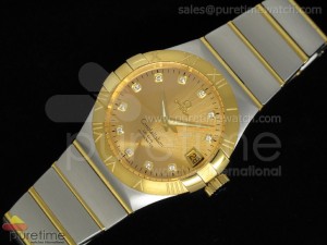 Double Eagle Men SS YG Gold Dial SS/YG Bracelet