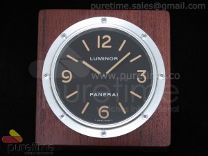 PAM254 Pendulette da Table in Teak Patina Dial