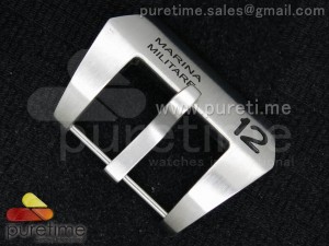 Panerai 24mm "12" Tang buckle