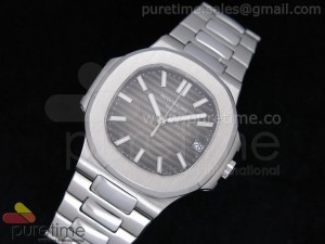 Nautilus SS 41.5mm Gray Dial on SS Bracelet A2838