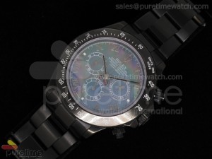 Daytona Project PVD Blue MOP Dial on PVD Bracelet A7750