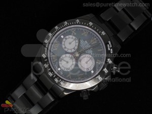 Daytona Project PVD Gray Dial Roman Markers on PVD Bracelet A7750
