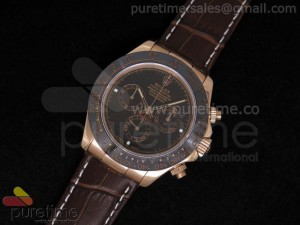 Daytona 116515 Brown Dial on Brown Leather Strap A7750