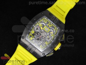 RM011 Felipe Massa Texas GP on Yellow Rubber Strap A7750