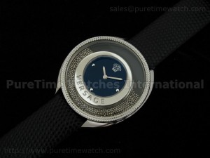 Destiny Spirit SS Black Dial on Black Strap