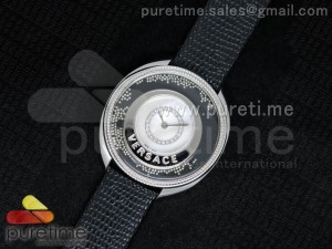 Destiny Spirit SS White Dial on Black Leather Strap ETA Quartz