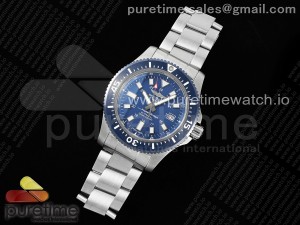 Superocean 44 Special Blue Ceramic EF 1:1 Best Edition on SS Bracelet A2824