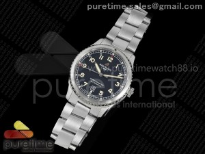 Navitimer 8 Automatic 41mm SS TF 1:1 Best Edition Black Dial on SS Bracelet A2824