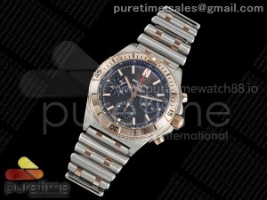 Chronomat B01 42mm SS/RG TF 1:1 Best Edition Brown Dial on SS/RG Bracelet A7750 V2