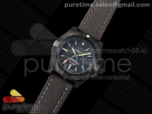 Avenger BlackBird 44mm PVD TF1:1 Best Edition Black Dial on Black Nylon Strap A2824 V2