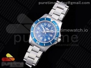 SuperOcean II 44mm TF 1:1 Best Edition Blue Dial on SS Bracelet A2824