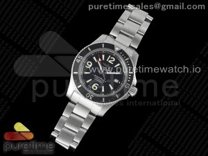 Superocean Automatic 44 TF 1:1 Best Edition Black Dial Black Bezel on SS Bracelet A2824