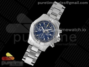 Avenger Chrono SS TF 1:1 Best Edition Blue Dial on SS Bracelet A7750