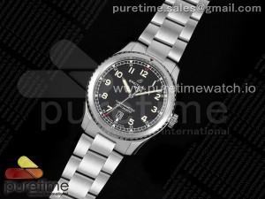 Navitimer 8 Automatic 41mm SS TF 1:1 Best Edition Black Dial on SS Bracelet A2824