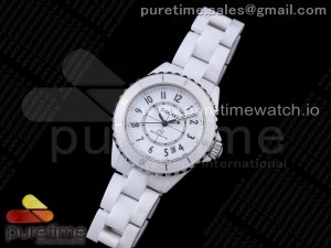 H5700 38mm BVF 1:1 Best Edition White Ceramic White Dial on Bracelet MIYOTA 9015