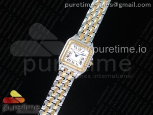 Panthère Secrete Ladies 22mm SS/YG K11 1:1 Best Edition White Dial on SS/YG Bracelet Ronda Quartz