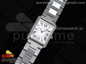 Tank Solo 27.5mm K11F SS White Dial on SS Bracelet Ronda Quartz