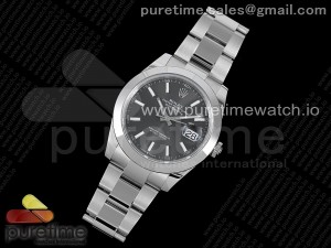 DateJust 41 126330 904L SS VSF 1:1 Best Edition Gray Dial on Oyster Bracelet VS3235