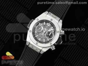 Hublot Big Bang Unico Titanium ZF 1:1 Best Edition Skeleton Dial on Black Rubber Strap A1280